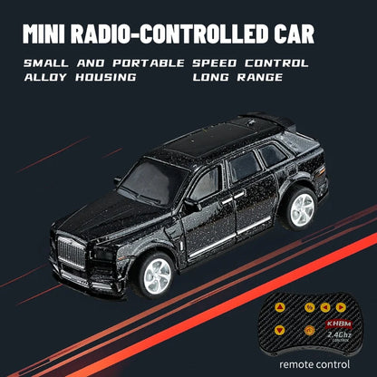 Mini Alloy 1/64 Remote Control Car 60 Minutes Kids Toy Convenient Carry