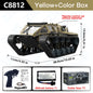 C8812 MAX RC Tank Car LED Light Full Scale Drift Off-Road Remote Control Toy