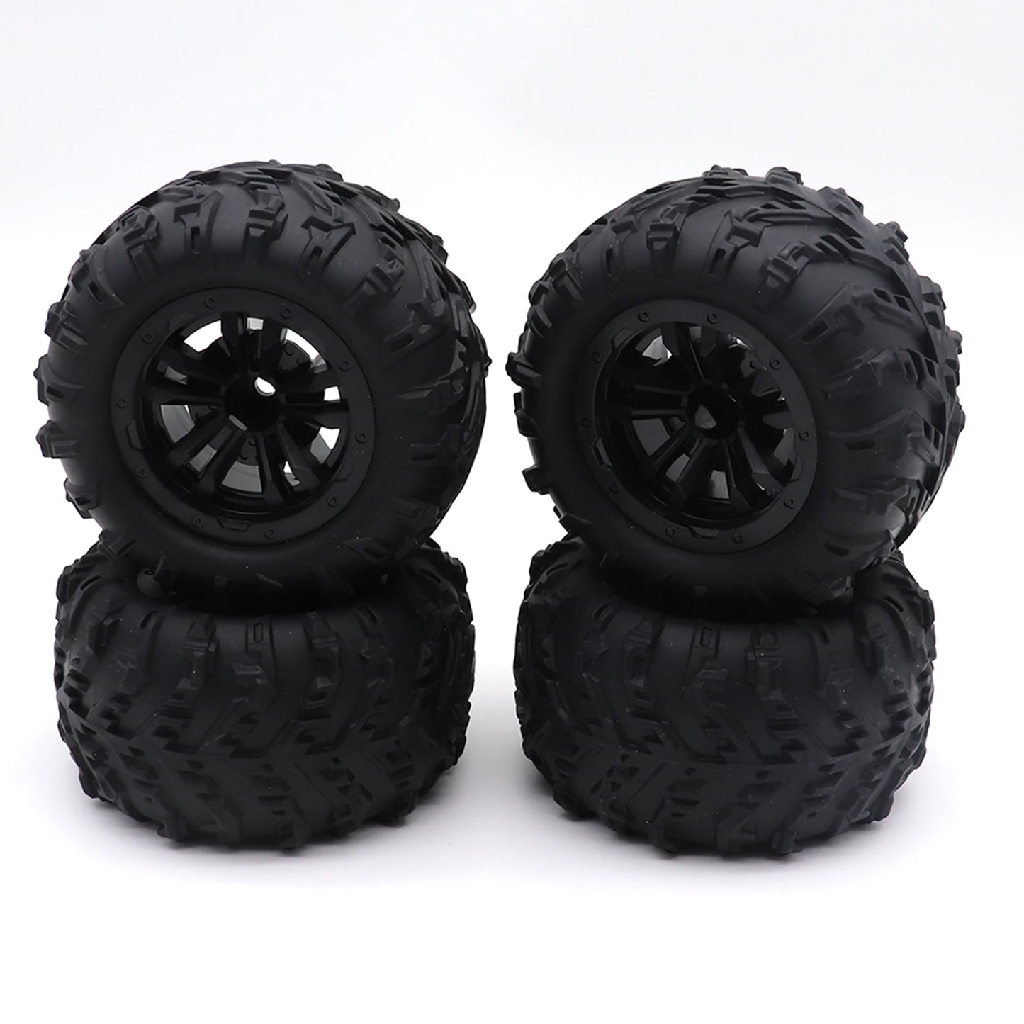 4PCS 12mm Hex Skidproof Rubber Tires 6034 for SCY 16101/16102 PRO 1/16 RC Truck Wheels