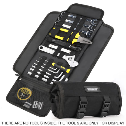 Motorcycle Tool Roll Bag Portable Side Storage Pouch for Travel Repair Tools