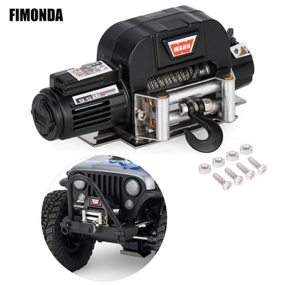 1/10 RC Crawler Wireless Winch for TRX4 TRX6 Axial SCX10 D90 D110