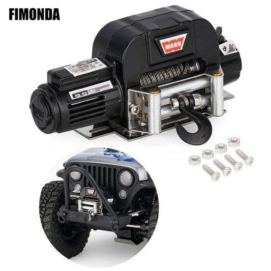 1/10 RC Crawler Wireless Winch for TRX4 TRX6 Axial SCX10 D90 D110