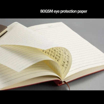 A5 A6 Journal Diary Notepad Leather Lined Notebook 160 Pages Student