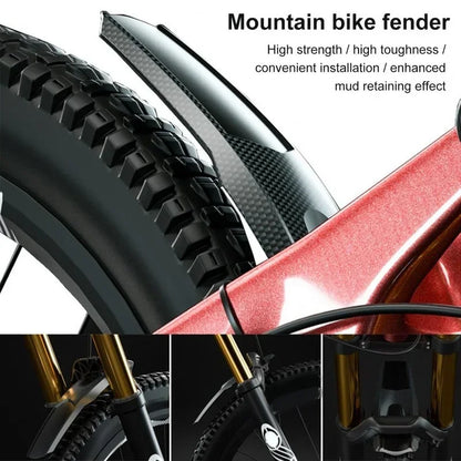 2Pcs Bicycle Mud Guard Mountain MTB Front Rear Fender 29cm Cycling Accessory