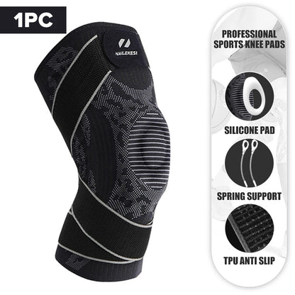 1PC Knee Strap Adjustable Compression Support Brace for Sports Gym