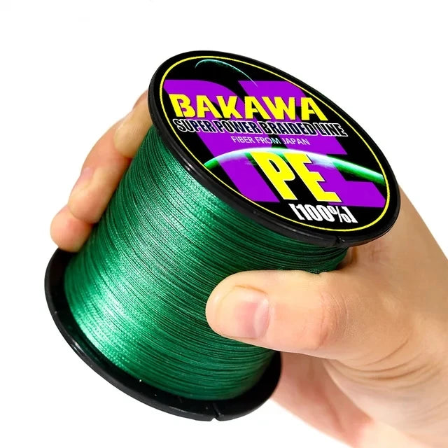 4 Strands Braided Fishing Line PE 100M 300M 500M 1000M Abrasion Resistant