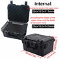 1pc Hard Carry Case Waterproof Storage Box with Pre-Cut Sponge Organizer