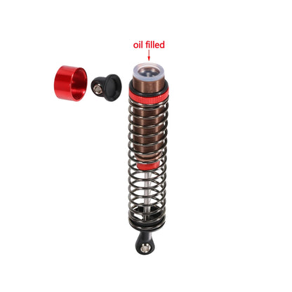 4Pcs Adjustable Oil Filled Shocks 52-120mm 1/10 RC Buggy Truggy Drift Car