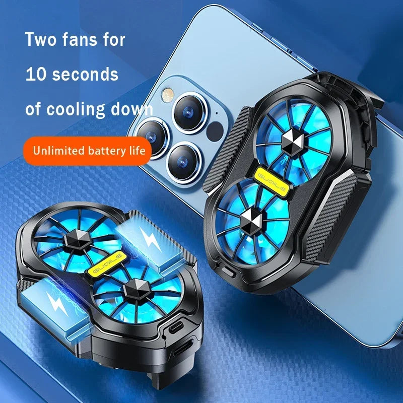 Wireless Battery Phone Cooler 2025 Portable Magnetic Clip Semiconductor Cooling