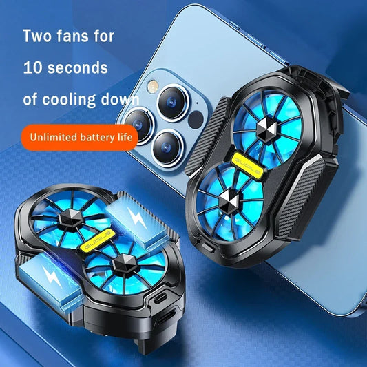 Wireless Battery Phone Cooler 2025 Portable Magnetic Clip Semiconductor Cooling