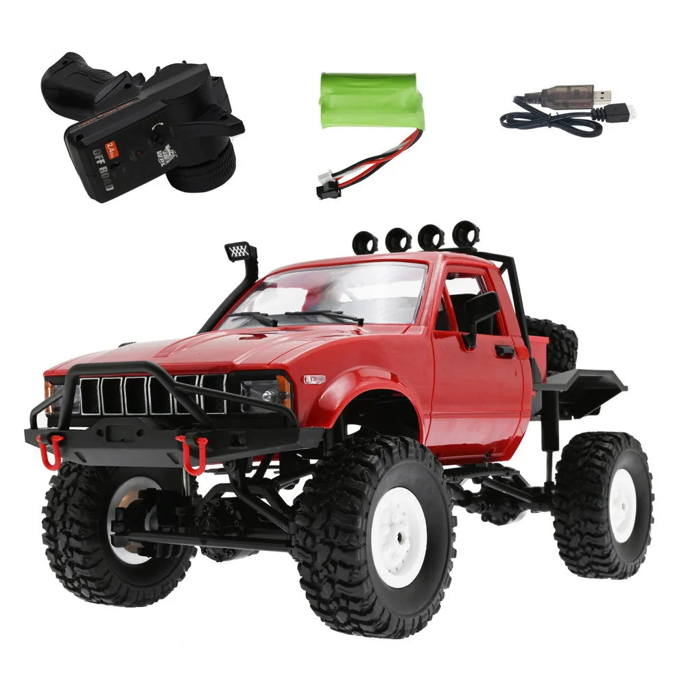 WPL Cars RC Car 4WD Radio Control Off-Road Car RTR KIT Rock Crawler Electric Buggy Moving Machine C54 B24 B16 C24 B36 Assembly-EXPROTAS
