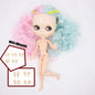 ICY DBS Blythe Doll White Skin Joint Body Long Colourful Hair Glossy Face