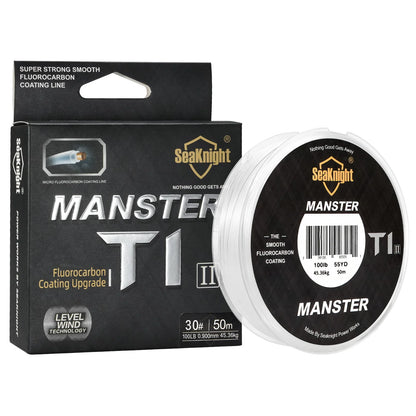 Fishing Line 100M Fluorocarbon Coating SeaKnight Manster 3-100LB