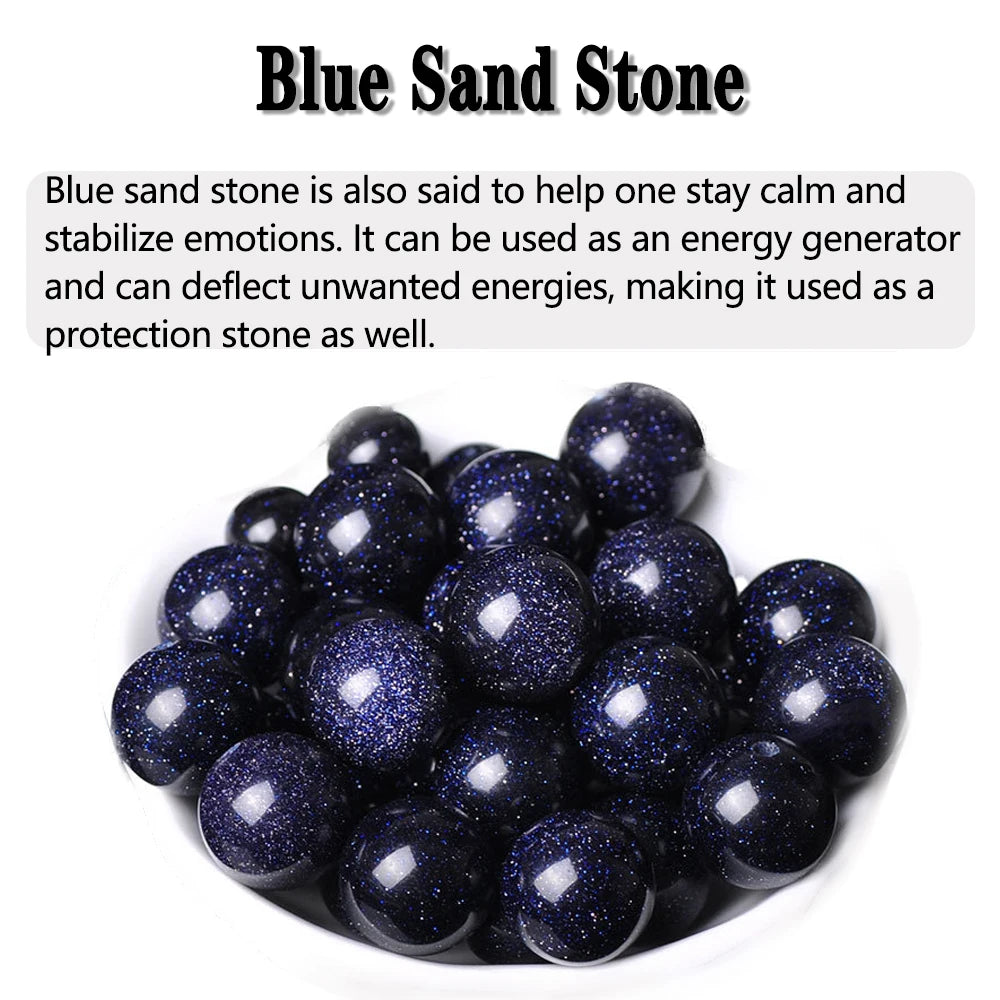 Natural Stone Beads 4-12MM Round Loose Gemstone for DIY Jewelry Making