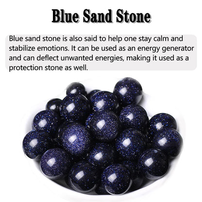 Natural Stone Beads 4-12MM Round Loose Gemstone for DIY Jewelry Making