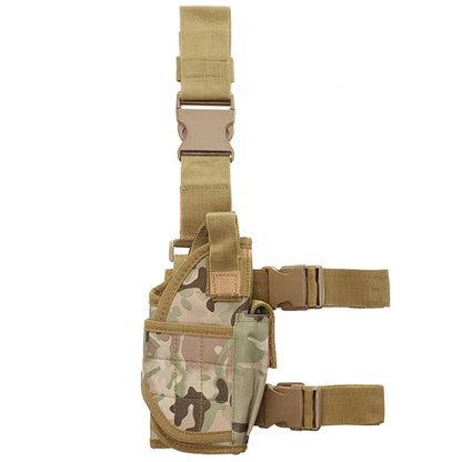 Tactical Leg Holster Pouch Adjustable Strap Airsoft Hunting Gun Right Thigh