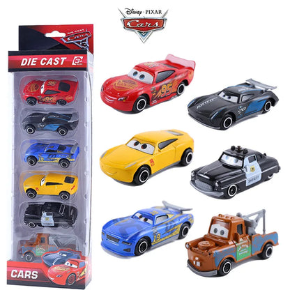 Disney Pixar Car 3 6/7pcs Set Lightning McQueen Jackson Storm Mack Uncle Truck 1:55 Dietcast Metal Car Model Children's Toy Gift-EXPROTAS