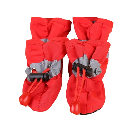 4Pcs Waterproof Pet Dog Shoes Anti-Slip Rain Boots for Small Dogs