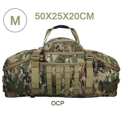 Gym Duffel Bag 80L Tactical Backpack Unisex Camping Hiking Rucksack