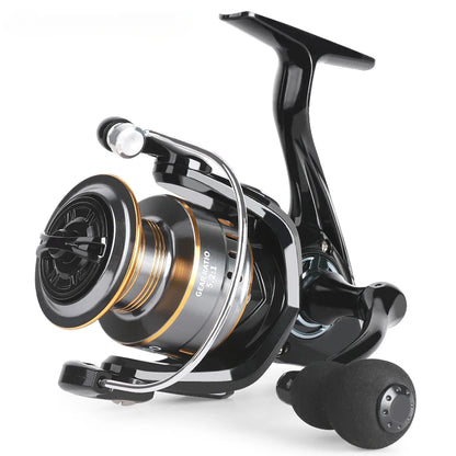 Spinning Fishing Reel 1000-7000 5.2:1 Gear Ratio 26LB Max Drag CNC Spool