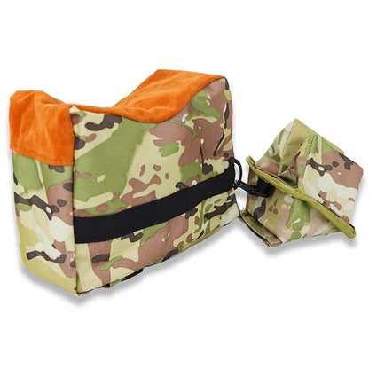 Front & Rear Rifle Shooting Rest Bag Unfilled Gun Bench Target Hunting Support