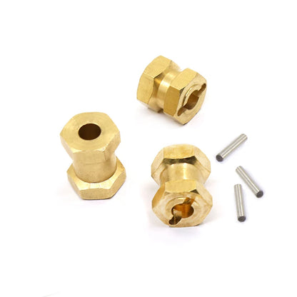 4pcs 12/15/17mm Wheel Hex Adapters for 1/10 RC Crawler TRX4 SCX10 D90 D110