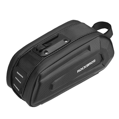 ROCKBROS 1.7L Waterproof Rear Bike Bag Quick-Release Seatpost Shockproof Storage