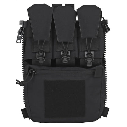 V5 FCPC Tactical Vest Back Panel Zipper Pouch Airsoft Expansion Bag Accessory