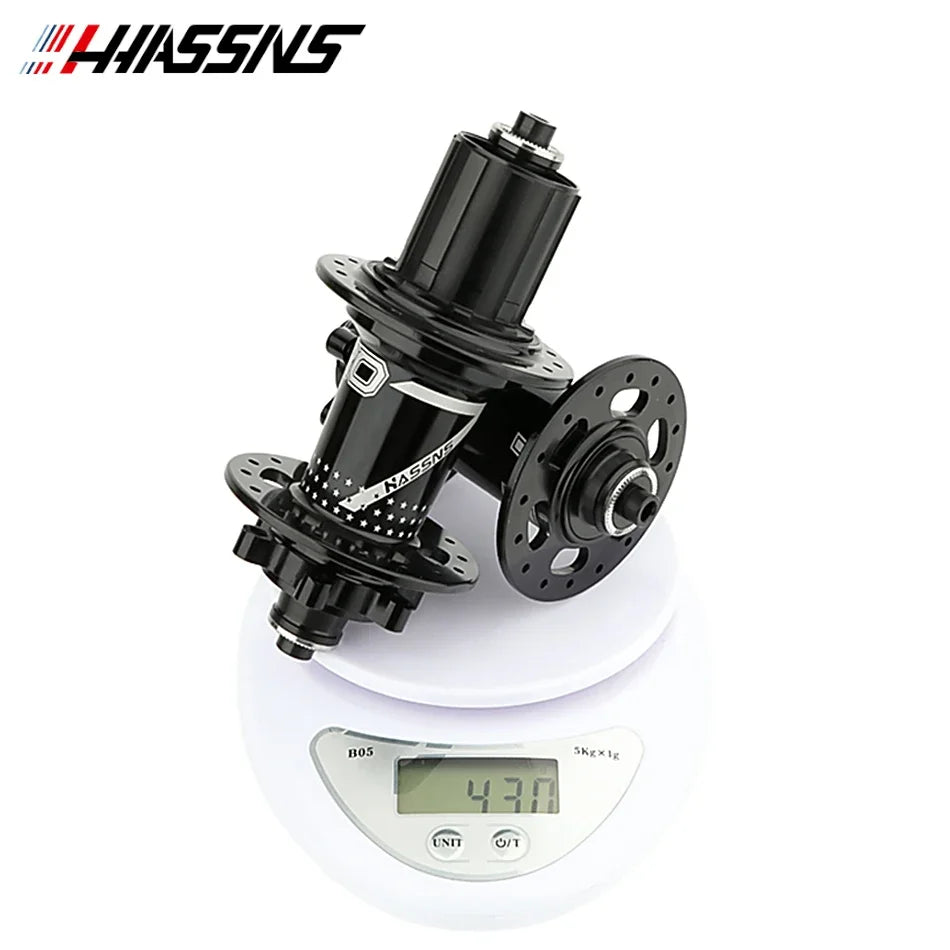HASSNS PRO7 Hub HG XD MS 32H J-Bend 4 Bearing Freehub for Shimano 8-12 Speed