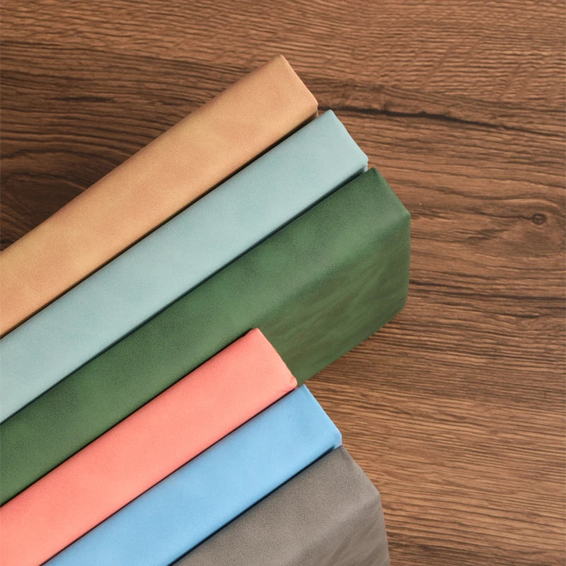 A5 Leather Notebook Cover with Bookmark - 200 Pages Journal Notepad