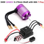 60A Brushless Motor ESC for 1/10 RC Car Drift Racing Waterproof Electric
