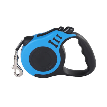 Retractable Dog Lead 3m 5m Nylon Leash for Small Medium Large Dogs Cats