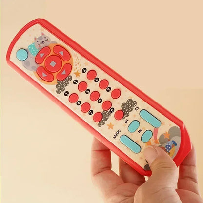 TV Remote Control Toy for Babies with Music and Light - Educational Sensory Toy