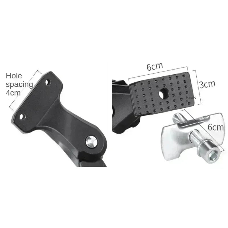 Adjustable Bike Kickstand Aluminium Alloy 22-29 Inch MTB E-Bike Support