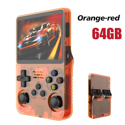 Open Source R36S Retro Handheld Video Game Console Linux System 3.5 Inch IPS Screen Portable Pocket Video Player 64GB 128G Games-EXPROTAS