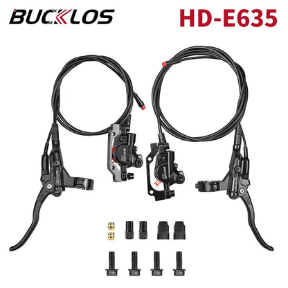 Hydraulic Disc Brake Set for E-Bike 160mm Rotors Power Control 1100mm 1800mm