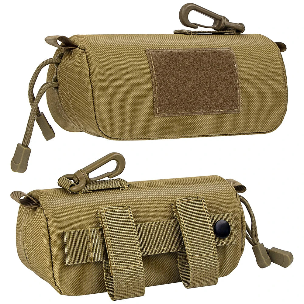 Tactical Sunglass Case Molle Shockproof Protective Box for Glasses & Sunglasses