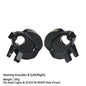 Black Brass Steering Knuckle Portal Cover Weights for Axial Capra SCX10 III
