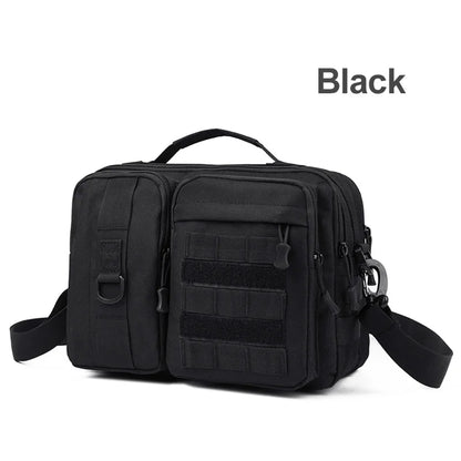 Mens Tactical Shoulder Bag Sling Backpack Molle Outdoor Travel Hiking