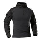Mens Combat Military Tactical Long Sleeve Camo T-Shirt Army Shirt