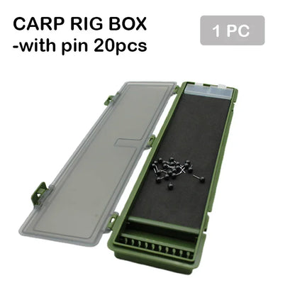 Fishing Tackle Rig Box Carp Hair Ronnie Zig Rig Swivel Storage Wallet Case