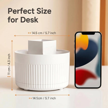 360 Rotating Desk Pen Organizer Large Capacity Holder for Office Storage