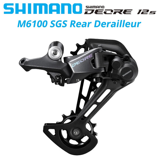 Shimano Deore RD-M6100-SGS 12-Speed Rear Derailleur + Right Shifter Lever - EXPROTAS