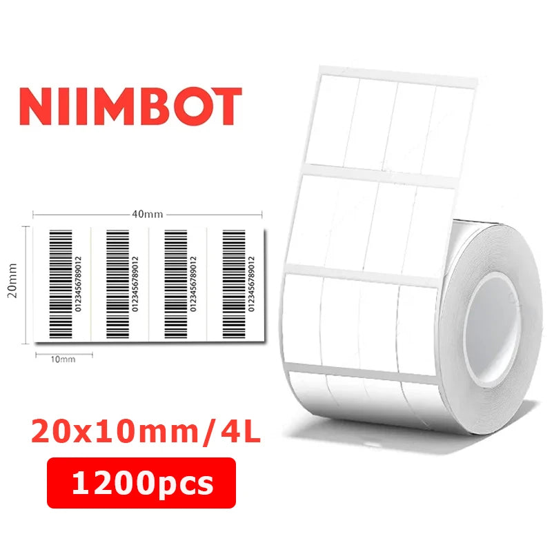 Self-adhesive Paper Waterproof Stickers for Christmas Labels - 40x20mm