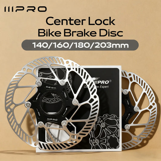 Center Lock Disc Brake Rotor IIIPRO Stainless Steel Bicycle MTB Road