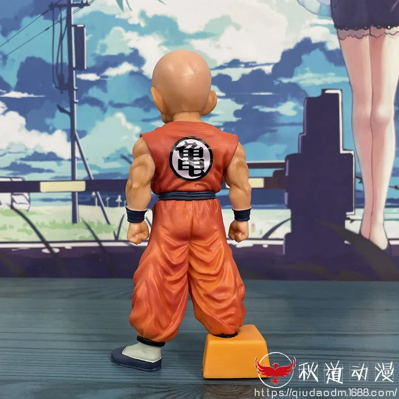 18cm Dragon Ball Z Super Krillin PVC Action Figure Anime Collectible Model Gift