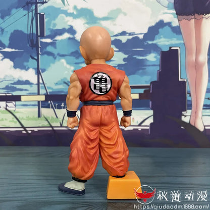 18cm Dragon Ball Z Super Krillin PVC Action Figure Anime Collectible Model Gift