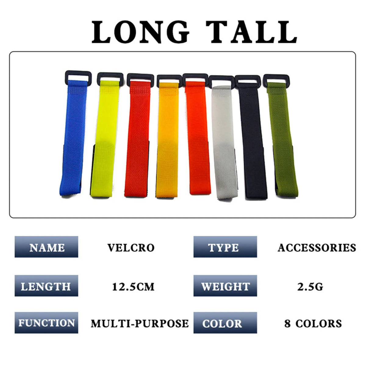 10Pcs Fishing Rod Holder Tie Waterproof Strap for Rope Clips Protective Use
