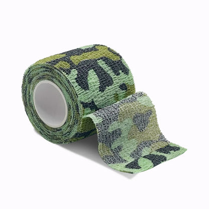 Elastic Grip Wrap Self Adhesive Camouflage Tape 450cm Sports Bandage