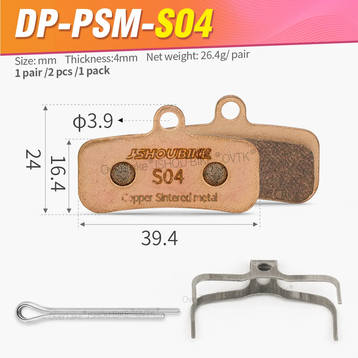 Sintered Metal Brake Pads for Sur-Ron Talaria Shimano ZEE M810 MT420 M9120